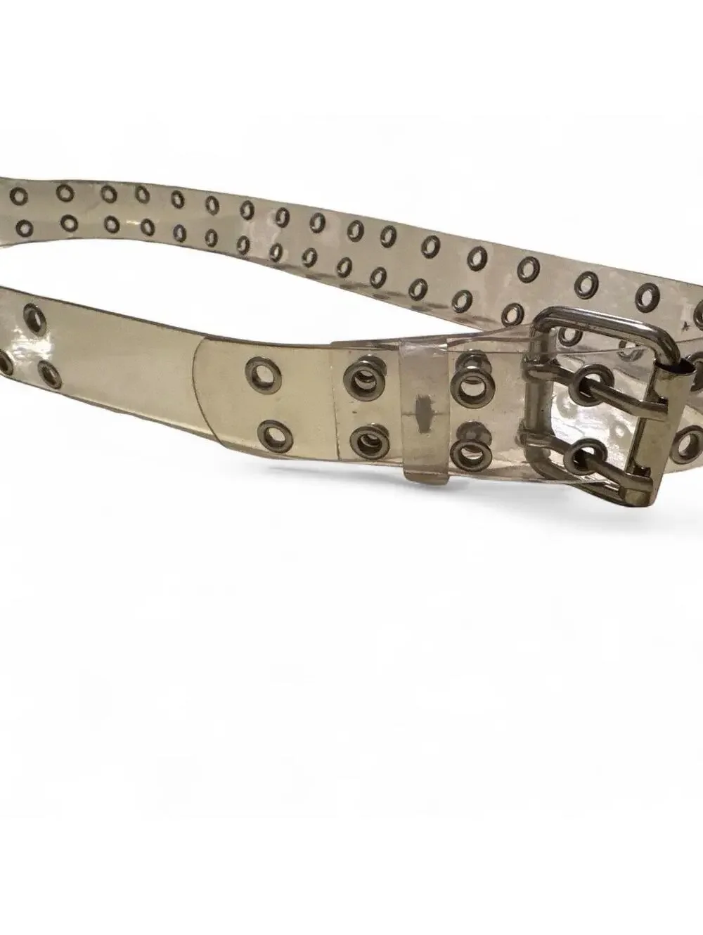 Women's Silver and Black Belt